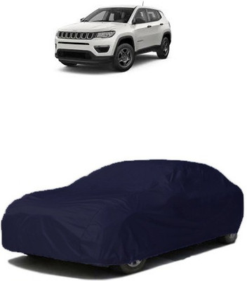 QualityBeast Car Cover For Jeep Compass (Without Mirror Pockets)(Blue)