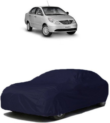 QualityBeast Car Cover For Tata Manza (Without Mirror Pockets)(Blue)