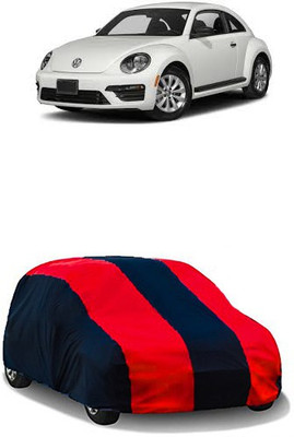 QualityBeast Car Cover For Volkswagen Beetle (Without Mirror Pockets)(Red, Black)