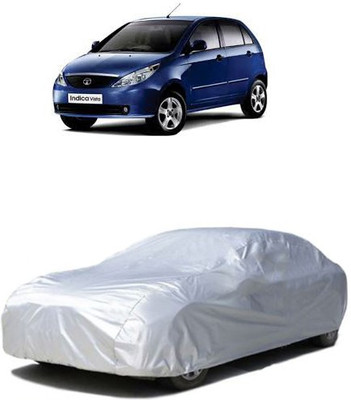 QualityBeast Car Cover For Tata Indica Vista (Without Mirror Pockets)(Silver)