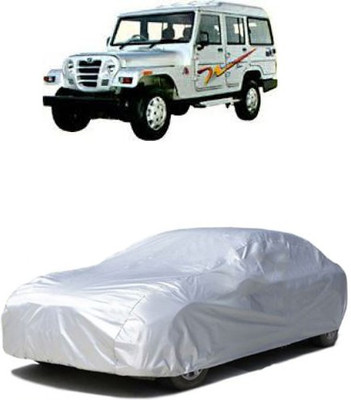 QualityBeast Car Cover For Mahindra Marshal (Without Mirror Pockets)(Silver)
