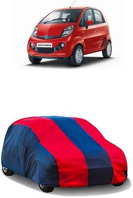 QualityBeast Car Cover For Tata Nano Genx (Without Mirror Pockets)(Red, Blue)
