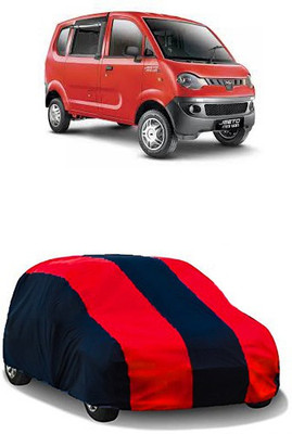 QualityBeast Car Cover For Mahindra Jeeto (Without Mirror Pockets)(Red, Black)