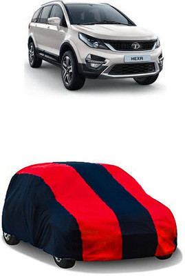 QualityBeast Car Cover For Tata Hexa (Without Mirror Pockets)(Red, Black)