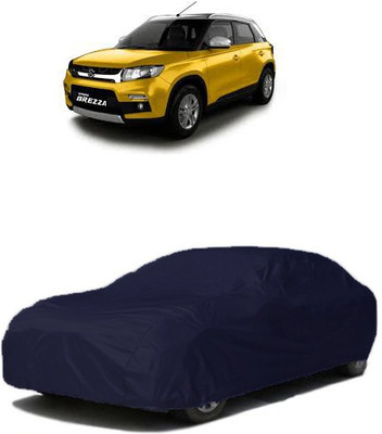 QualityBeast Car Cover For Maruti Suzuki Vitara Brezza (Without Mirror Pockets)(Blue)