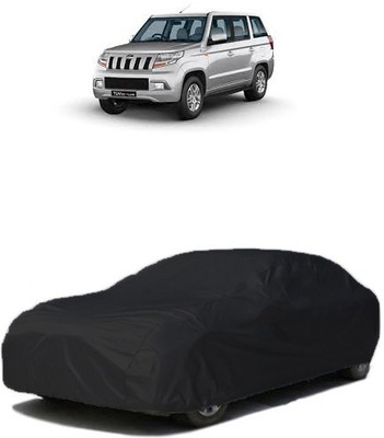 QualityBeast Car Cover For Mahindra TUV300 (Without Mirror Pockets)(Black)