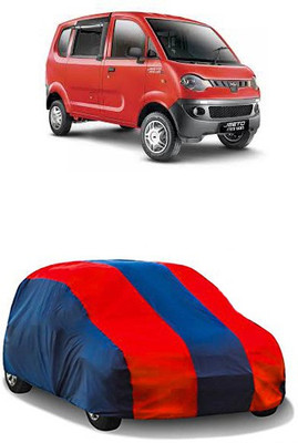 QualityBeast Car Cover For Mahindra Jeeto (Without Mirror Pockets)(Maroon, Blue)