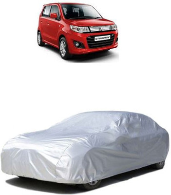 QualityBeast Car Cover For Maruti Suzuki WagonR Stingray (Without Mirror Pockets)(Silver)