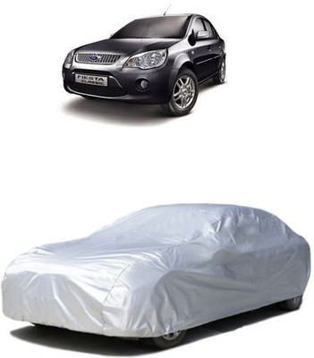 QualityBeast Car Cover For Ford Fiesta Classic (Without Mirror Pockets)(Silver)