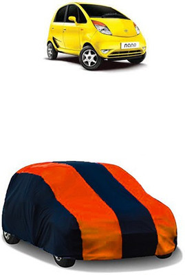 QualityBeast Car Cover For Tata Nano (Without Mirror Pockets)(Orange, Black)