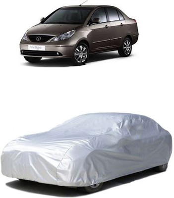 QualityBeast Car Cover For Tata Indigo CS (Without Mirror Pockets)(Silver)