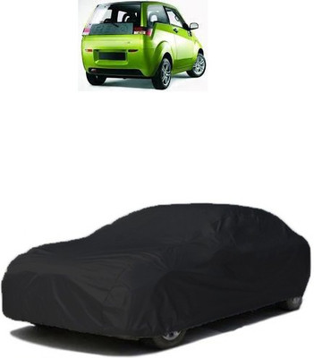 QualityBeast Car Cover For Mahindra Reva (Without Mirror Pockets)(Black)
