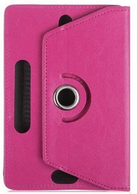 GIPTIP Book Cover for BSNL Penta T-Pad IS801C 8 inch(Pink, Cases with Holder)