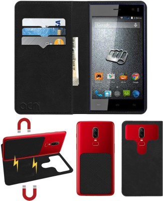 ACM Flip Cover for Micromax Canvas Xpress A99(Black, Cases with Holder, Pack of: 1)