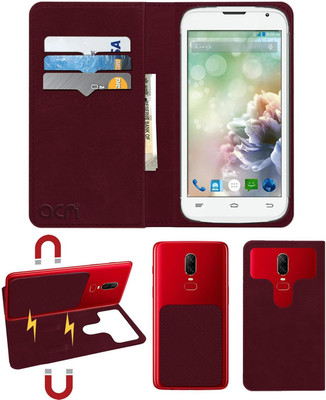 ACM Flip Cover for Obi Fox S453(Black, Cases with Holder, Pack of: 1)