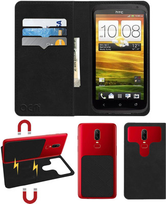 ACM Flip Cover for Htc One X(Black, Cases with Holder)