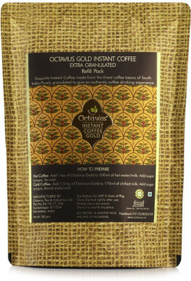 

Octavius Gold Coffee Refill Pouch ( Pack of 2 ) Instant Coffee 200 g