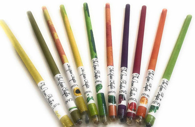 THE GREEN CHAPTER 10 Normal Shape Color Pencils Shaped Color Pencils(Set of 10, Multicolor)