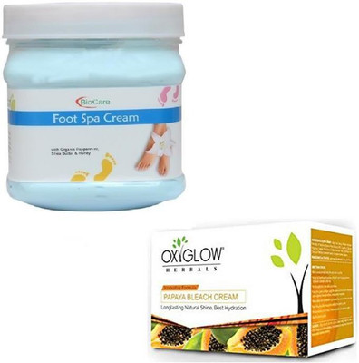 

Biocare FOOT SPA CREAM 500GM WITH PAPAYA BLEACH 50GM(Set of 2)