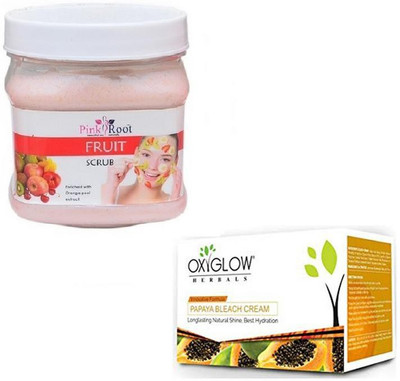 

Biocare FRUIT SCRUB 500GM WITH PAPAYA BLEACH 50GM(Set of 2)