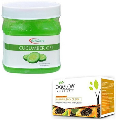 

Biocare CUCUMBER GEL 500GM WITH PAPAYA BLEACH 50GM(Set of 2)