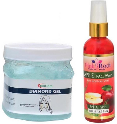 

Pink Root FACE WASH 100ML WITH BIOCARE DIAMOND GEL 500GM(Set of 2)