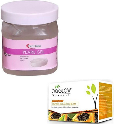 

Biocare PEARL GEL 500GM WITH PAPAYA BLEACH 50GM(Set of 2)