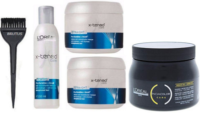 

BRUTUS Brush, shampoo, Care Conditioner, INOA Color Care Protective Conditioning Spa(Set of 5)