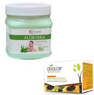 

Biocare ALOEVERA CREAM 500GM WITH PAPAYA BLEACH 50GM(Set of 2)