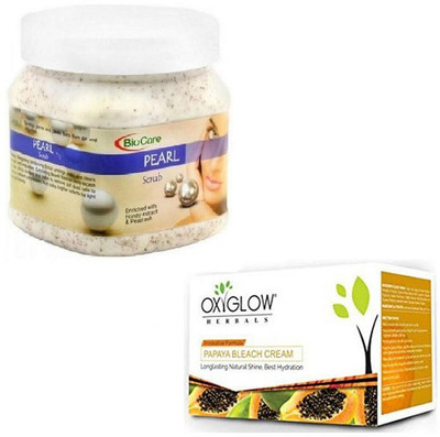 

Biocare PEARL SCRUB 500GM WITH PAPAYA BLEACH 50GM(Set of 2)