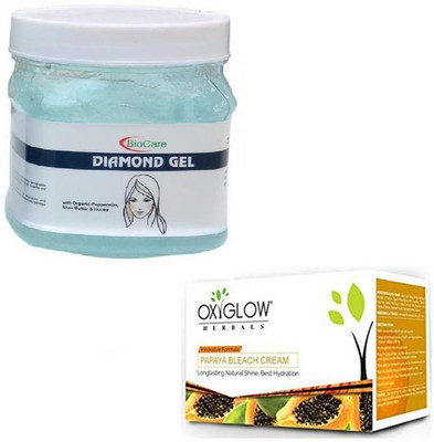 

Biocare DIAMOND GEL 500GM WITH PAPAYA BLEACH 50GM(Set of 2)