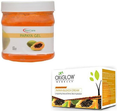 

Biocare PAPAYA GEL 500GM WITH PAPAYA BLEACH 50GM(Set of 2)