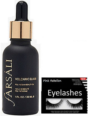 

Pink Rebellion Eyelashes, Face Serum(Set of 2)
