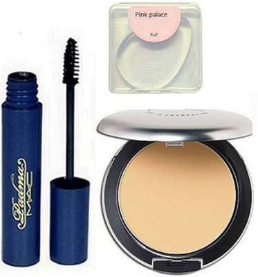 

pink palace Silicon Puff, Mascara|Studio Fix Compact(Set of 3)