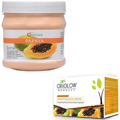 

Biocare PAPAYA SCRUB 500GM WITH PAPAYA BLEACH 50GM(Set of 2)