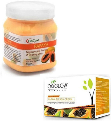 

Biocare PAPAYA CREAM 500GM WITH PAPAYA BLEACH 50GM(Set of 2)