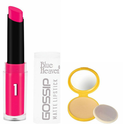 

Blue Heaven LIPSTICK GOSSIP AND MATTE EFFECT COMPACT(Set of 2)