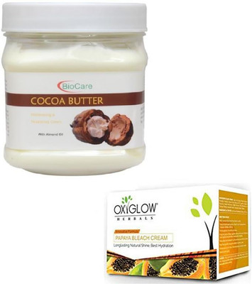 

Biocare COCOA BUTTER CREAM 500GM WITH PAPAYA BLEACH 50GM(Set of 2)