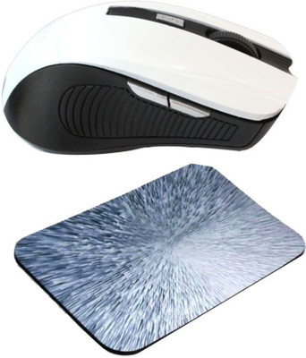 

Anweshas Portable Bluetooth High Precision 2.4Ghz Wireless Optical 1600 Dpi 10 Meter Transmission Gaming Mouse Nano Receiver Gamer Mice with Premium Quality Anti Skid Big Size Gaming Mouse pad 33 x 21 cm. Combo Set