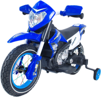

Toy House Scrambler Motorcycle Rechargeable for kids (2 to 4 yrs) Bike Battery Operated Ride On(Blue)