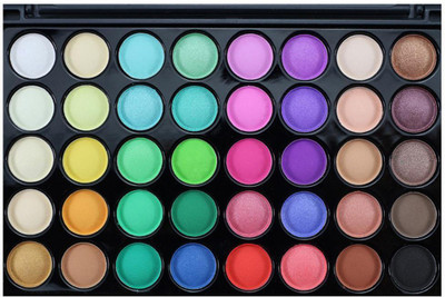 

Futaba Mixed Colours Matte/Glitter Eyeshadow Pallete - 40 Colours 60 ml(Multicolour)