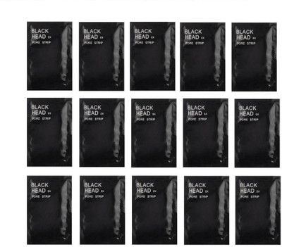 

Stylazo Mask Pack Charcoal Blackhead Whitehead Remover Pore Cleansing Black Mask Pack Of 15 (90 g)(90 g)