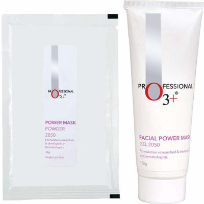 

O3+ Facial Power Mask Gel and Powder 2050 with Activated Charcoal(150 g)