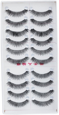 

Futurekart Long Thick Makeup False Eye Lashes Extensions, Set of 10 Pairs(Pack of 10)