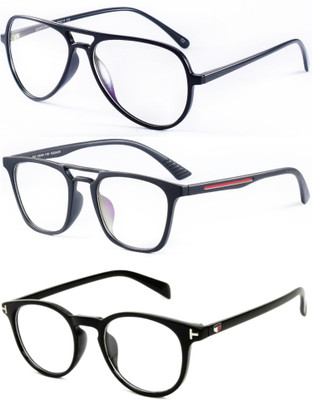 

Azmani Full Rim Aviator, Round, Wayfarer Frame(50 mm