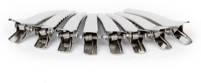 

Futurekart 50 Pcs Single Prong Metal Alligator Clips Hair Bows - Silver Hair Clip(Silver)