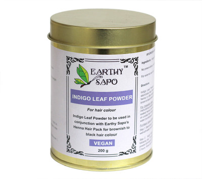 

Earthy Sapo Indigo Leaf Powder Hair Color(Brown, black)