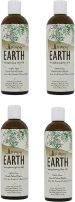 

Wild Ideas Earth Strengthening Hair Oil, Brahmi, Neem and Mehendi, 200mlx4 Hair Oil(200 ml)