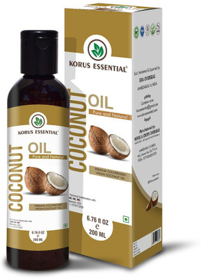 

Korus Essential 100% Pure & Natural Virgin Coconut Oil | Cold Pressed Hair Oil(200 ml)