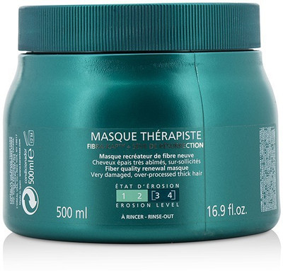 

Kerastase Resistance Masque Therapiste Fiber Quality Renewal Masque (For Very Damaged, Over-Processed Thick Hair)_1494 Hair Fiber(500 ml)